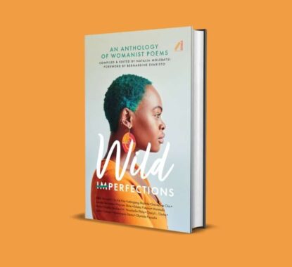 Wild Imperfections Book Cover on Orange Background
